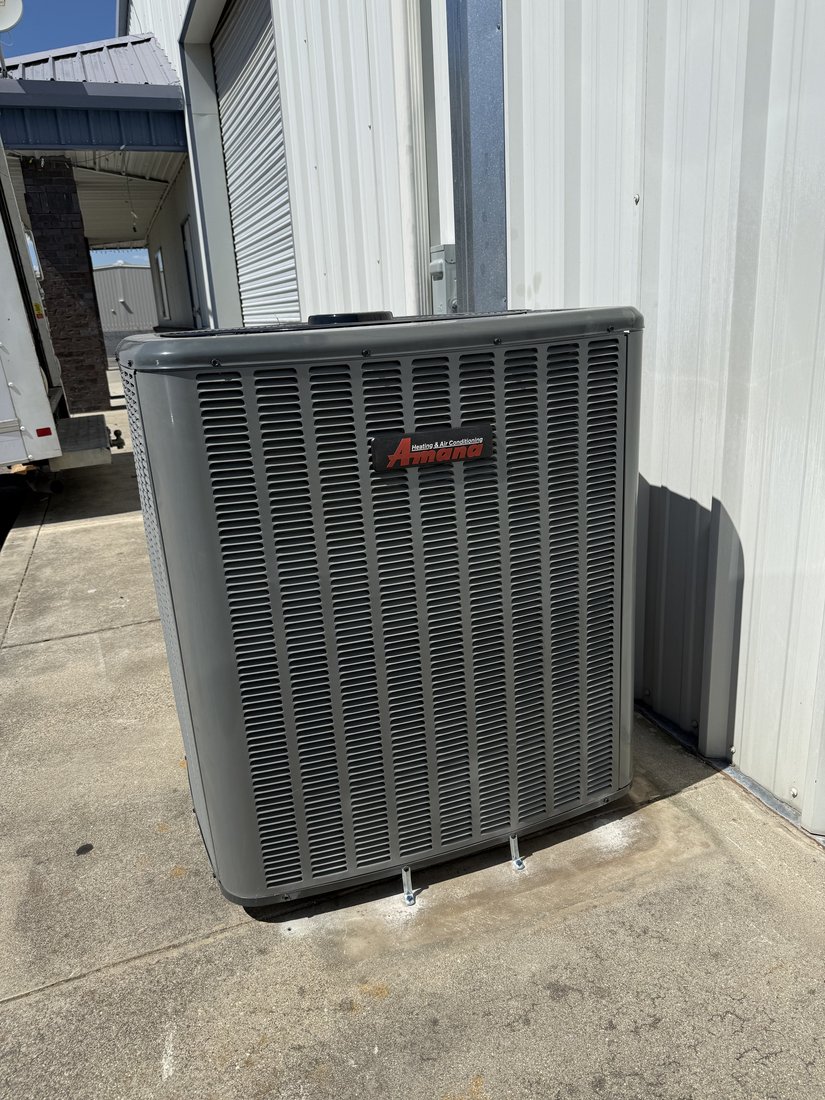 Residential condenser installation